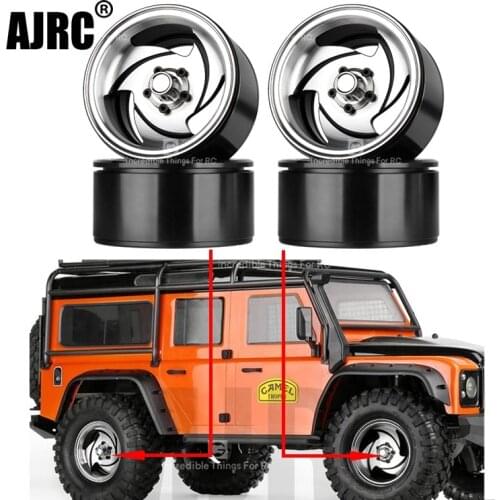 2.2inch Metal Wheel Hub Rim Beadlock For 1/10 Rc Crawler Car Trx4 Defender Bronco Rc4wd D90 D110 Axial Scx10 90046 Jimny Cfx Vs4