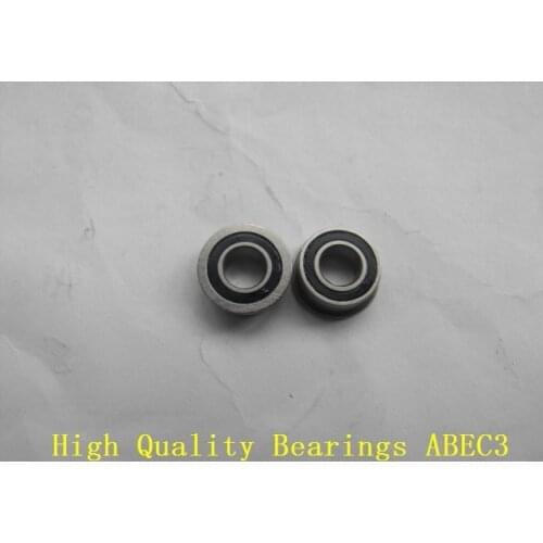 2PCS Flange bearing 8x14x4 MF148 2RS ABEC3 8X14X4mm Motor bearing Model bearing