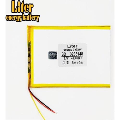 3 line 3.7V,4000mAH (polymer lithium ion battery) Li-ion battery for tablet pc 7 inch 8 inch 9inch 3265148
