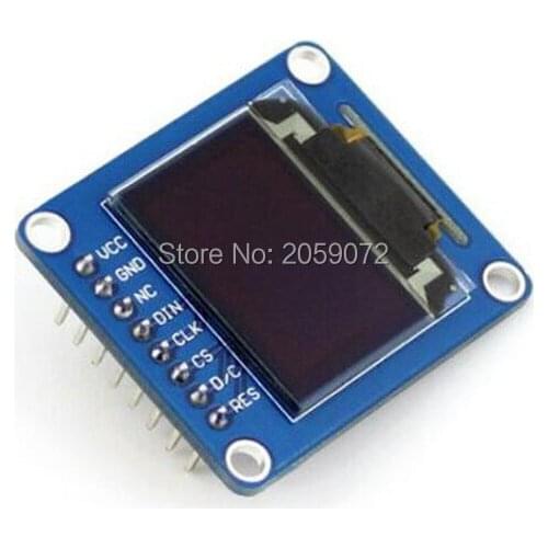 0.95inch rgb oled (b) SPI interface, vertical pinheader