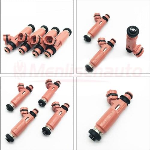 6pc/lot Original 195500-4140 MR507376 fuel injector for Pajero Sport 6G72 3.0 V6 V73