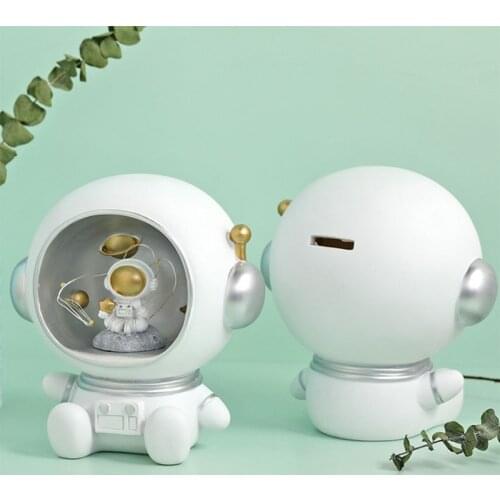 Astronaut Creative Night Light Resin Piggy Bank Gift items Table Decor Living Room Desk Decoration Gifts