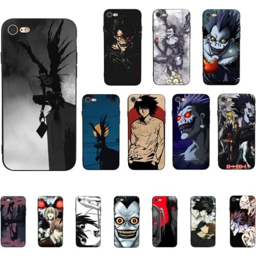 MaiYaCa Death Note Ryuk kira Phone Case For iphone 12pro max 11 12 pro XS MAX 8 7 6 6S Plus X 5S SE 2020 XR cover