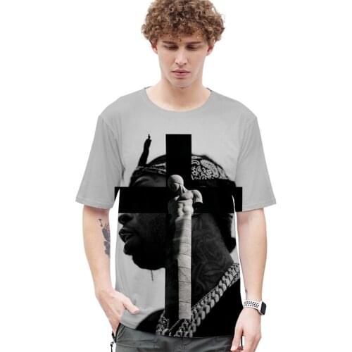Rapper Pop Smoke 3D Printed T-shirt Loose Style New Summer Comfortable Fashion Casual Cool O Neck Tees Hip Hop Streetwear Tops
