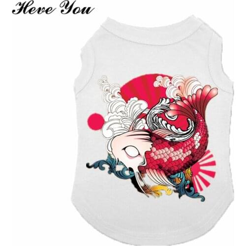 Heve You 2018 New Pet Dog Vest Summer Clothes for Dogs Sleeveless Cute Dog T-Shirt Pet Cat Chihuahua Clothes Puppy Cat Dog Vest