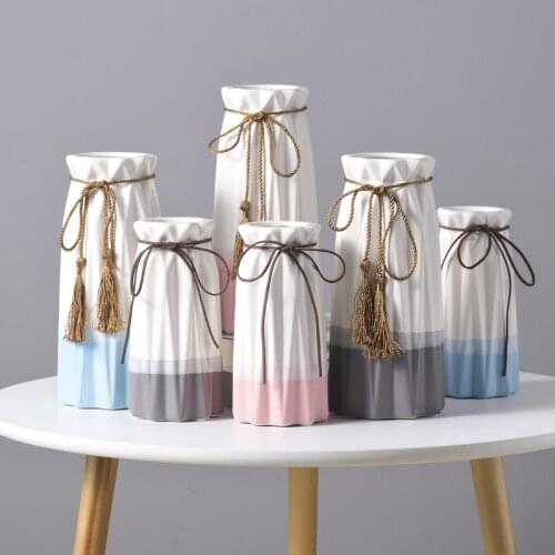 Jarrones de cerámica para la decoración del hogar,Jarrón hermoso,Decoraciones modernas, regalos de bodas