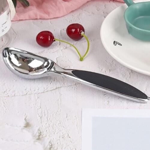 CreativeStainless Steel Non-slip Ice Cream Digging Ball Spoon Scoop,Restaurant Tea Shop Supplies, Home Kitchen Accessories