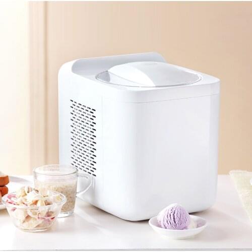 Ice cream machine household ice cream machine small automatic refrigeration ice cream machine children mini fruit ice cream