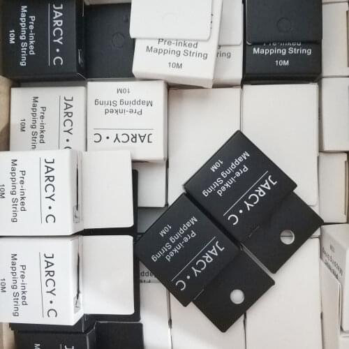 10m Microblading Tattoo Mapping String Pre-Inked Eyebrow Marker Thread Semi Permanent Positioning Eyebrow Measuring Makeup Tool