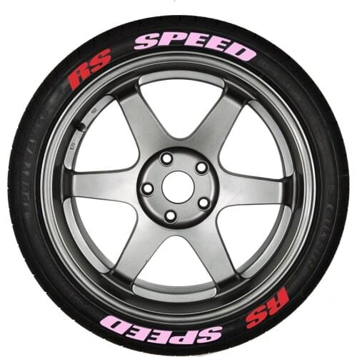 Motorcycle tyles Letters sticker Wheel Stickers Alphabet Emblem Numbers DIY Letters Stickers Rubber Tyre Letter Rim Decoration