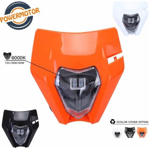 Motorcycle LED Headlight Headlamp Head Lamp Light for XC EXCF SX SXF XC XCF XCW XCFW 125 150 250 300 350 450 530 690 SMR