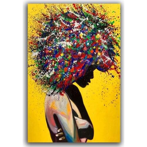 DIY Painting By Numbers Abstract Girl Kit Oil Picture By Numbers Figure Wall Art Canvas Painting Home Decoration Gift 40x50cm