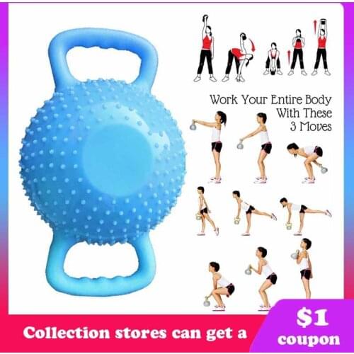 Water-Filled Kettlebell Massage Adjustable Dumbbell Pilates Yoga Woman Fitness Strength Training Weight Lifting Dumbbell