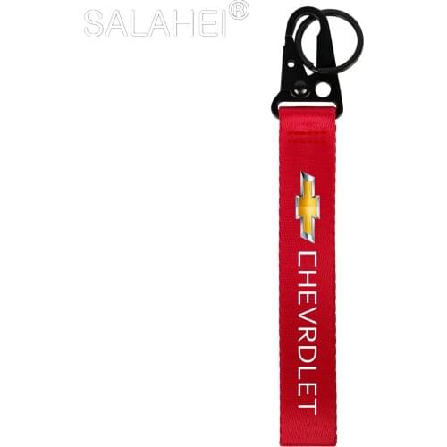 Nylon Car Stylish Sports Style Keychain Keyring For Chevrolet Captiva Lacetti Camaro Sail Cruze Aveo Malibu Cavalier Silverado