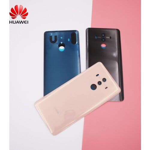 Original For Huawei Mate 10 Mate 10 pro Battery Back Glass Cover Replacement Housing With Camera Lens Door Back Case + Stickers