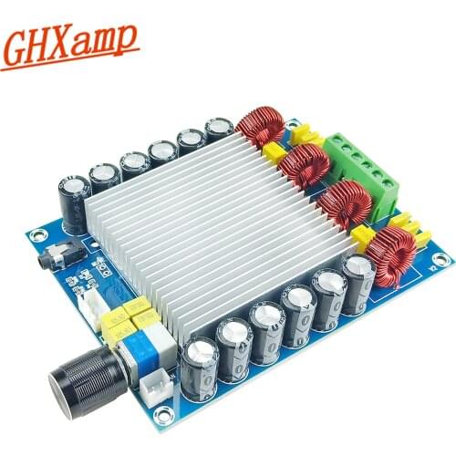 GHXAMP TDA7498E Power Amplifier Board 200W*2 Stereo Audio Amplifier 4-8OHM For Home Stage Speakers 1pc