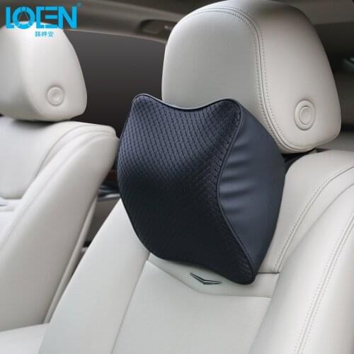 LOEN Memory Foam Car Neck Pillow Supports Headrest Comfortable Driving Universal For Toyota Lada Polo Hyundai Cruze Bmw