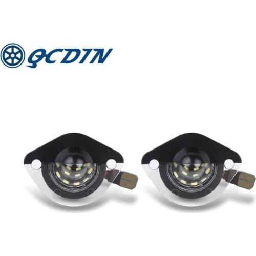 QCDIN 1Pair For Ford Mustang 1994-2004 White 12V 6000K Car Signal Lamp Automotive Exterior Parts Accessories