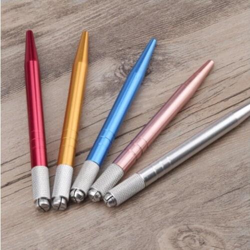Microblading Pen Manual Microblade Needle Holder Fog Eyebrow Tattoo Pen handmade Embroidery Permanent Makeup tool