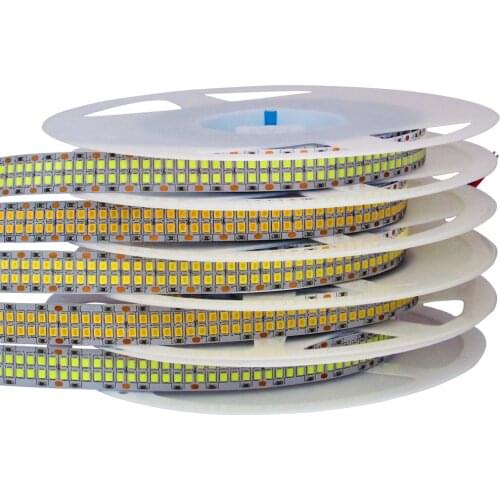 12V 24V LED Strip Light SMD 2835 480Led/M 5M 2400Leds Warm White 12 24 V Volt Led Strip Lights TV PC Decoration For Room Bedroom