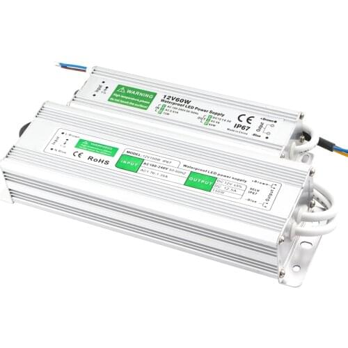 Transformer 110V 220V To 12V 24V Power Supply 20W 30W 50W 80W IP67 Waterproof AC DC 12V 24V Power Supply 12 24 V Volt led Driver