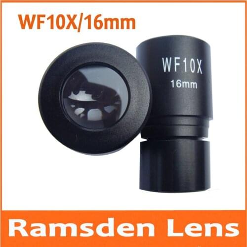 WF10X 16MM Ransden Wide Angle Biomicroscope System Biological Microscope Eyepiece Lens with 23.2mm Mounting Size