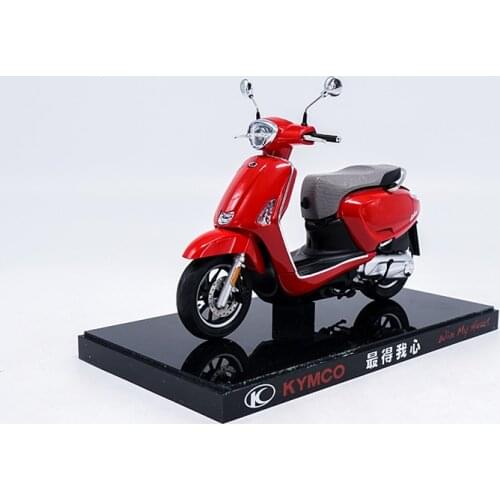 1:10 Diecast Model for KYMCO Any Like 150 Red Motorbike Rare Alloy Toy Collection Mini Motorcycle