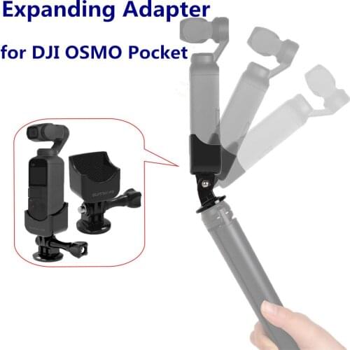 1/4 Adapter Multifunctional Expanding Switch Connection 180 Degree Angle Adjustable for DJI OSMO POCKET Gimbal Accessories