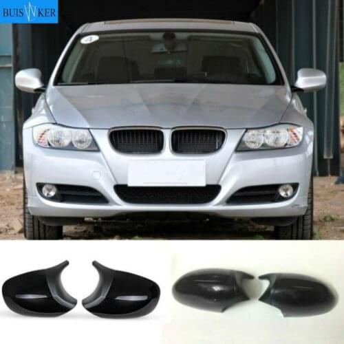 2x Mirror Cover E90 E91 E92 E93 Car Side Rear View Mirror Cap Cover Direct Replace For BMW E90 E91 2008-11 E92 E93 2010-13 LCI