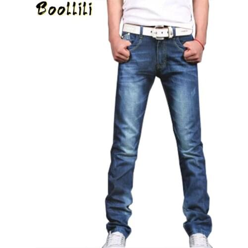 2020 Hot Casual Straight Blue Mens Denim Jeans Summer Autumn Cool Classic Style Fashion Male Full Lenght Pants