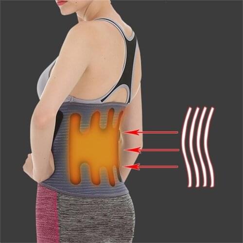 2020 Waist Support Lumbar Belt back Brace bandage health Care Pain Relief posture corrector gym fitness waist protector