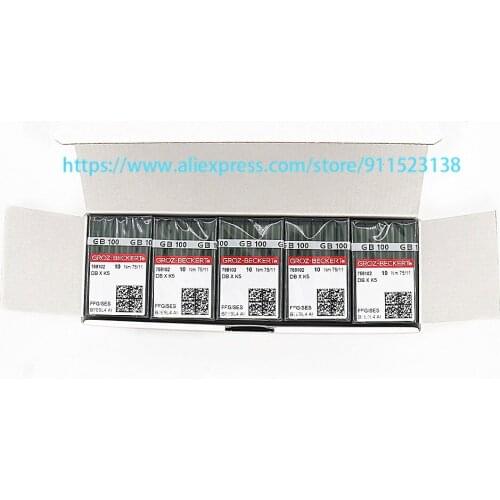 500 Pcs Genuine Groz Beckert Embroidery Needle FFG/SES DB X K5 Nm 70/10 75/11 80/12 For Tajima Barudan SWF Embroidery Machine