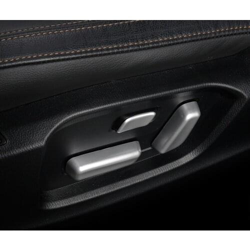 ABS Chrome For Mazda 6 Atenza 2017 18 19 2020 Car Accessories Interior Power Seat Adjustment Switch Cover Trims Car Styling 5Pcs