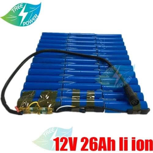 12v 26Ah rechargeable lithium ion battery pack for solar LED street lamp