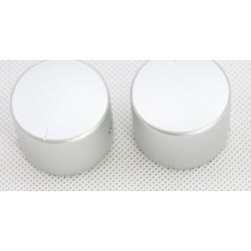 Full Aluminum Siwtch Cap Chassis Silver Knob Dia 31mm Height 24 mm Volumn Adjust Knob