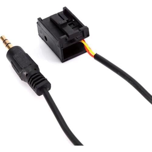 3.5mm Car AUX Audio Cable Black Aux in Adapter Cables Interface For Ford Mk2 C-Max for connecting iPhone iPod MP3 to vehicles