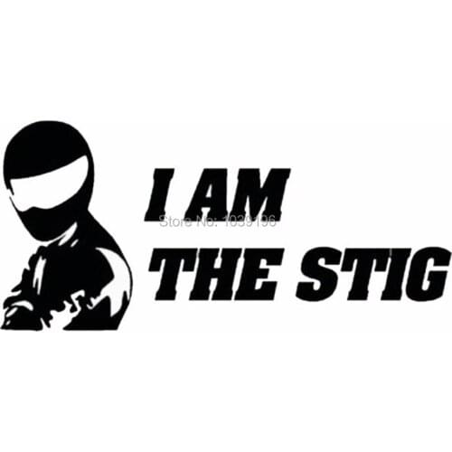Car Styling New Fashion Style Decoration Car Accessory Top Gear I Am The Stig Creative Reflective Stickers Car Whole Body Decal