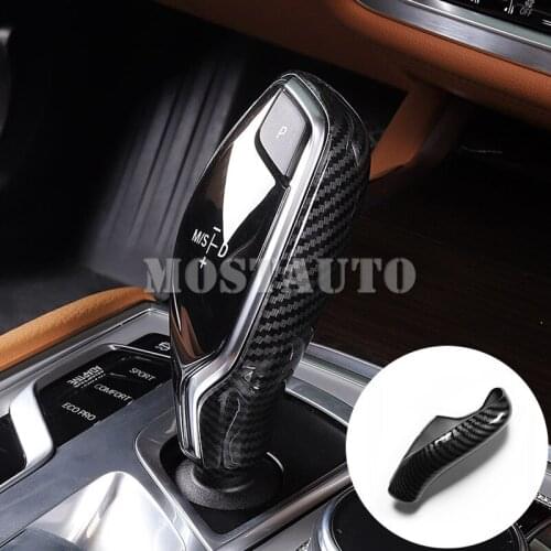 For BMW 7 Series G11 ABS Center Console Gear Shift Knob Trim Cover 2016-2020 1pcs Car Accessories Interior Car Decor Car Trim