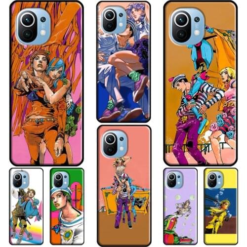 JOJO Part 8 JoJolion poster For Xiaomi Mi 11 Lite 9T 10T Pro A3 Mi Note 10 Lite Case For POCO F3 F2 M3 X3 Pro Fundas