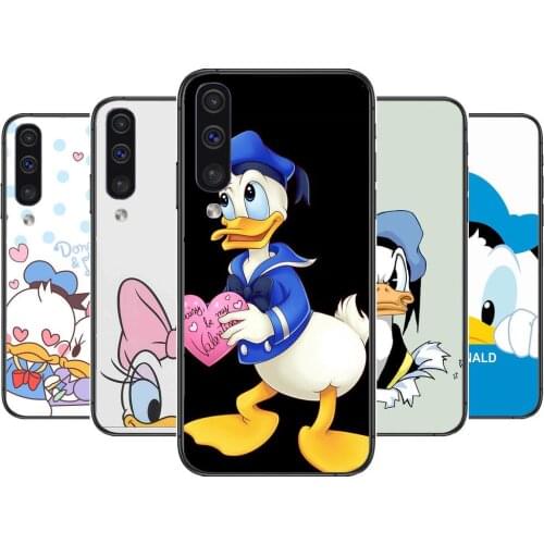 Daisy Love Duck Phone cover hull For SamSung Galaxy S8 S9 S10E S20 S21 S5 S30 Plus S20 fe 5G Lite Ultra black soft case