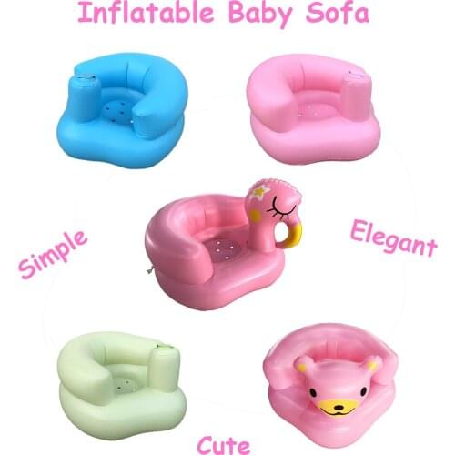 Baby Sofa Infant Support Seat, Bird Bear Baby Inflatable Sofa, Child Dining Chair Seat Armrest Sofa