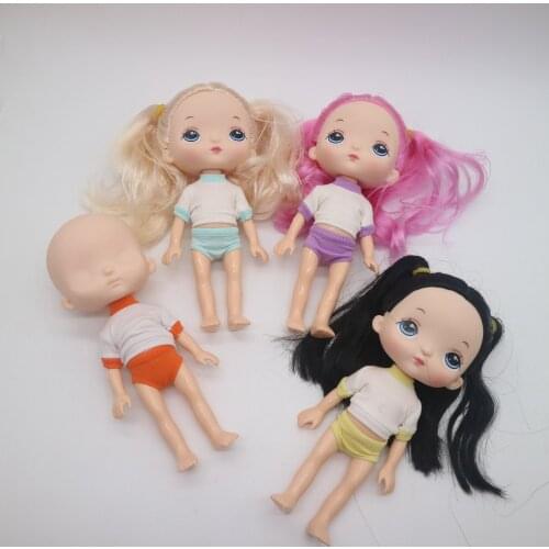 16cm dolls like holal doll,body changed face can diy