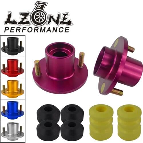 LZONE - (2PC/LOT) SHOCK TOP HAT FOR 92-00 CIVIC DELSOL INTEGRA COILOVER SHOCK TOP MOUNT HAT STRUT TOWER JR-STH81