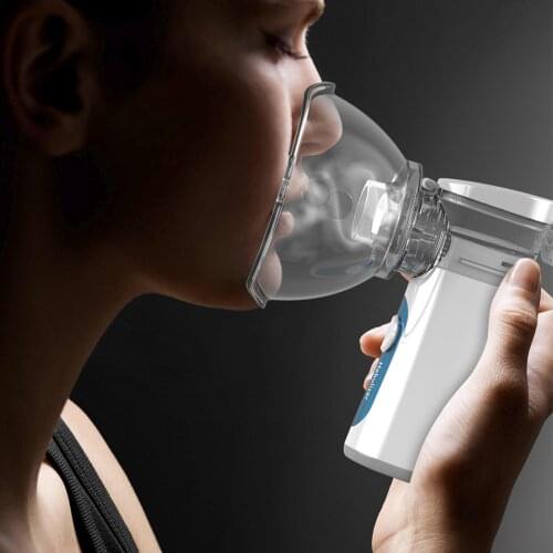 Rechargeable Handheld Atomizer Adult&Kid Ultrasound Nebulizer Portable Inhaler Nebulizer Home Micro Mesh Atomizer Relieve Cough