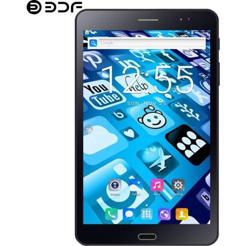 BDF 8 inch Android 6.0 Tablet Pc Quad Core Google Play Tablets 3G Mobile Phone Call WiFi Bluetooth Dual SIM Cards
