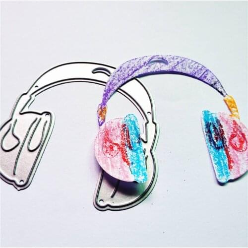 Cutting dies mold toy headset metal crafts paper embossing DIY embossing Easter New Year