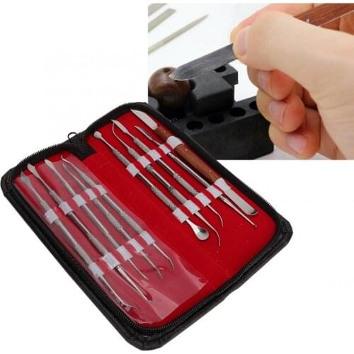 Professional 10Pcs/Box Packing Diy Wax Carving Pen With Anti-Slip Knife Handle Engraving Knife for Jeweler Jewelry Making Tool