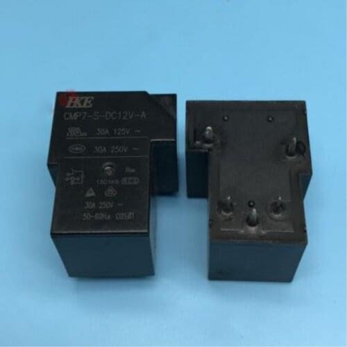 CMP7-S-DC12V-A 12VDC 30A 250VAC T90 HKE DIP5 HUIGANG RELAY 1From A,New and original
