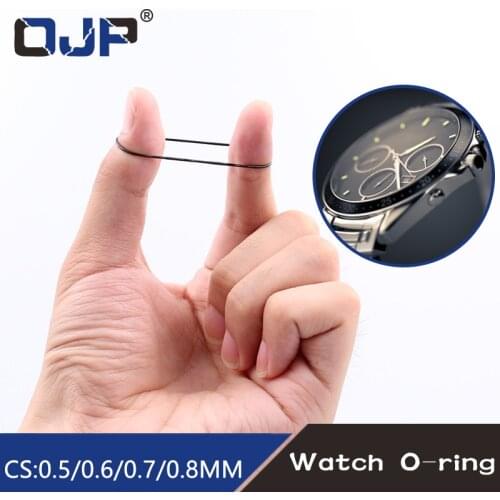 500pcs/750pcs/950pcs 0.5mm/0.6mm/0.7m/0.8mm 12-30mm/16-30mm/31mm-40mm O Ring Rubber Seal Washers Waterproof Round Watch Gaskets