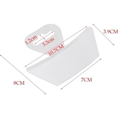 Slotted Hang Tabs Long Self Adhesive, Slimline Delta Slot Euro Hole Security Display Peghook Hanging Package Box Pvc Flip Hanger